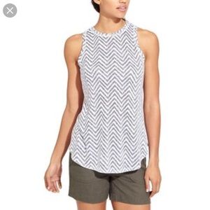 Athleta mini chevron Breezy tank L